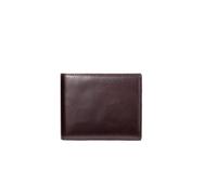 PORRASSO Men Wallet RFID Blocking Wallet Genuine Leather Card Holder Minimalist Bifold Wallet with 11 Card Slots Coffee