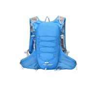 PORRASSO Outdoor Backpack Lightweight Rucksack Waterproof Daypack Reflective Running Vest Backpack with Hydration Compartment for Sport Travel Blue