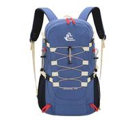 PORRASSO Outdoor Hiking Backpack 40L Waterproof Camping Daypack Large Rucksack Nylon Backpack for Women Men Travel Trekking Climbing Sea Blue