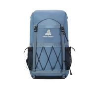 PORRASSO Outdoor Hiking Backpack 40L Waterproof Camping Daypack Large Rucksack Oxford Cloth Backpack for Women Men Travel Trekking Climbing Light Blue