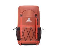PORRASSO Outdoor Hiking Backpack 40L Waterproof Camping Daypack Large Rucksack Oxford Cloth Backpack for Women Men Travel Trekking Climbing Orange