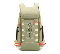 PORRASSO Outdoor Hiking Backpack 40L Waterproof Daypack Large Camping Rucksack Lightweight Nylon Backpack for Women Men Travel Trekking Climbing Light Green