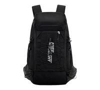 PORRASSO Outdoor Hiking Backpack 40L Waterproof Daypack Large Camping Rucksack Lightweight Nylon Backpack for Women Men Travel Trekking Climbing Black
