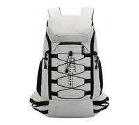 PORRASSO Outdoor Hiking Backpack 40L Waterproof Daypack Large Camping Rucksack Lightweight Nylon Backpack for Women Men Travel Trekking Climbing Light Grey