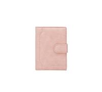 PORRASSO Passport Holder Travel Wallet RFID Blocking Card Case PU Travel Documents Organizer Lightweight Passport Cover for Men Women Pink