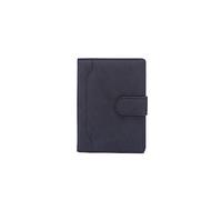 PORRASSO Passport Holder Travel Wallet RFID Blocking Card Case PU Travel Documents Organizer Lightweight Passport Cover for Men Women Black