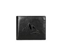 PORRASSO RFID Blocking Wallet Men's Vintage Cowhide Wallet Large Capacity Bifold Wallet with Multi Card Slots Coin Purse Change Pouch