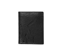 PORRASSO RFID Blocking Wallet Men's Vintage Cowhide Wallet Large Capacity Bifold Wallet with Multi Card Slots Coin Purse Change Pouch