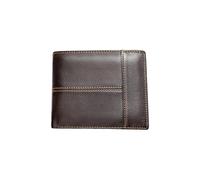 PORRASSO RFID Blocking Wallet Men's Vintage Cowhide Wallet Large Capacity Bifold Wallet with Multi Card Slots Coin Purse Change Pouch