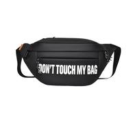 PORRASSO Sling Bag Men's Shoulder Bag Water-Resistant Chest Daypack Large Multiple Pockets Lightweight Crossbody Bags for Hiking Travel Daily Use Black White