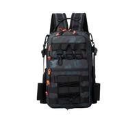 PORRASSO Tactical Military Backpack Waterproof Outdoor Hiking Men Women | 3-in-1 convertible rucksack detachable straps external rod holders durable breathable daypack commuters travellers,Green