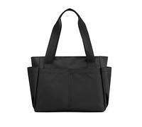 PORRASSO Tote Bag Nylon Waterproof Handbag Women Shoulder Bag for Shopping Travel Work Daily Use