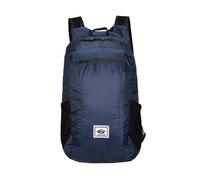 PORRASSO Ultralight Backpack Foldable Daypack Waterproof Rucksack Hiking Backpack for Women Men Camping Trekking Cycling Climbing Outdoor Sports Navy Blue