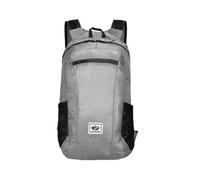 PORRASSO Ultralight Backpack Foldable Daypack Waterproof Rucksack Hiking Backpack for Women Men Camping Trekking Cycling Climbing Outdoor Sports Grey