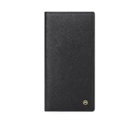 PORRASSO Wallet Men's RFID Blocking Wallet PU Card Holder Long Wallet with 5 Card Slots Black