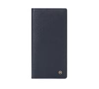 PORRASSO Wallet Men's RFID Blocking Wallet PU Card Holder Long Wallet with 5 Card Slots Blue