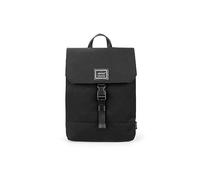 PORRASSO Women Laptop Backpack Daypack Rucksack for 15.6 Inch Laptop Waterproof Bookbag with Luggage Strap Travel Knapsack Black A