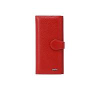 PORRASSO Women Wallets Classic Purse Ladies Wallet Card Holder Multi-Compartment Wallet Phone Bag Change Pouch with 14 Card Slots Red