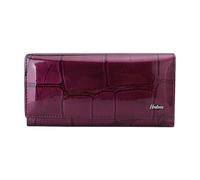 PORRASSO Women Wallets Elegant Purse Ladies Wallet Card Holder Multi-Compartment Wallet Phone Bag Change Pouch with 8 Card Slots Purple