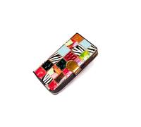 PORRASSO Women's Leather Colourful Purse Large Capacity Purse Wallet