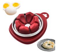Porridge Egg Cutter - Stainless Steel Egg Slicers | Non Slip Basic Stainless Steel Cutting Tool for Home Meal Food Decoration Prepares Snacks