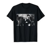 Porridge Ronnie Barker Fletcher Lennie & Barraclough T-Shirt, Men, Black, X-Large