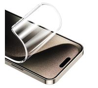 PORRVDP Clear HD Hydrogel Screen Protector for iPhone 15 Pro, 2 Pieces Transparent Soft TPU Protective Film [Not Tempered Glass] [High Sensitivity]