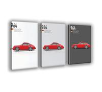 Porsch 964 Canvas Poster Art Print Porsch Car Fan Wall Art Decor For Bar Cart Man Cave Bedroom Living Room Office Aesthetic Wall Decor Set Of 3