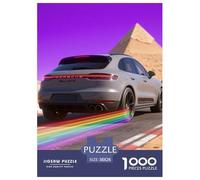 Porsche 1000 Pieces Jigsaw Puzzles Sports Car Jigsaw Puzzles for Kids Staycation Kill Time Wall Decoration Educational Toy Age 14+ ForAdults 38x26cm/1000pcs