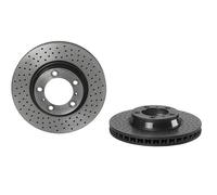 PORSCHE 911 1997-2005 Coupe Single Drilled Integral Brake Disc Front