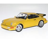 Porsche 911 964 Turbo 1990 yellow diecast modelcar 155069100 Minichamps 1:18