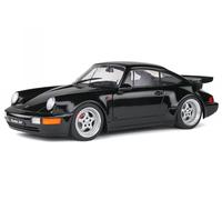 Porsche 911 964 Turbo black diecast model car S1803404 Solido 1:18