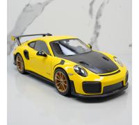 Porsche 911 GT2 RS Turbo Yellow 991 Detailed Maisto Diecast 1:24 Scale Model Car