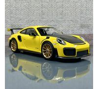 Porsche 911 GT2 RS Turbo Yellow 991 by Maisto - 1:24 Scale Diecast Model Car