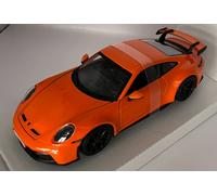 Porsche 911 GT3, 2021, orange, 1:24 scale diecast car model from Bburago