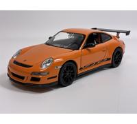Porsche 911 GT3 RS Turbo Black 997 Detailed Welly 1:24 Scale Model Diecast Car