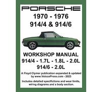 Porsche 914/4 & 914/6 1970-1976 Workshop Manual