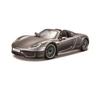 Bburago Porsche 918 Spyder Metal Car Grey (18-21076GY)