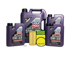 Porsche Boxster 987.1 Service Kit Liqui Moly Synthoil 5W40 Mann Filter Washer 8L