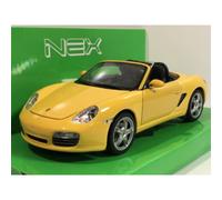 Porsche Boxster Cabrio S Yellow 1:24 Scale Welly 22479Y