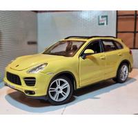 Porsche Cayenne Turbo Yellow V6 V8 TDi Burago 1:24 Scale Model Car 4x4 22431