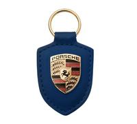 Porsche Crested Key Fob Coloured - Colour : Dark Blue