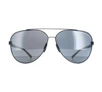 Porsche Design Aviator Mens Matte Black Dark Grey P8682 Metal (archived) - One Size