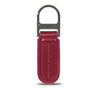 PORSCHE DESIGN key fob Keyring Oval Carmine Red
