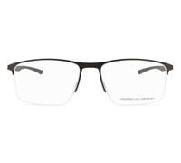 Porsche Design P8752 Men's Glasses, Brown, Size 55