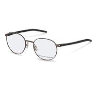 Porsche Design P8756 Men's Glasses, Brown, Size 53