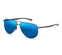 Porsche Design P8962 C Men's Sunglasses Grey Size 64
