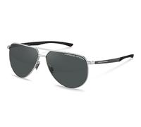 Porsche Design P8962 Polarized B Men's Sunglasses Silver Size 64