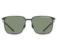 Porsche Design P8976 A611 Men's Sunglasses Black Size 58