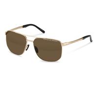 Porsche Design P8984 C604 Men's Sunglasses Gold Size 60
